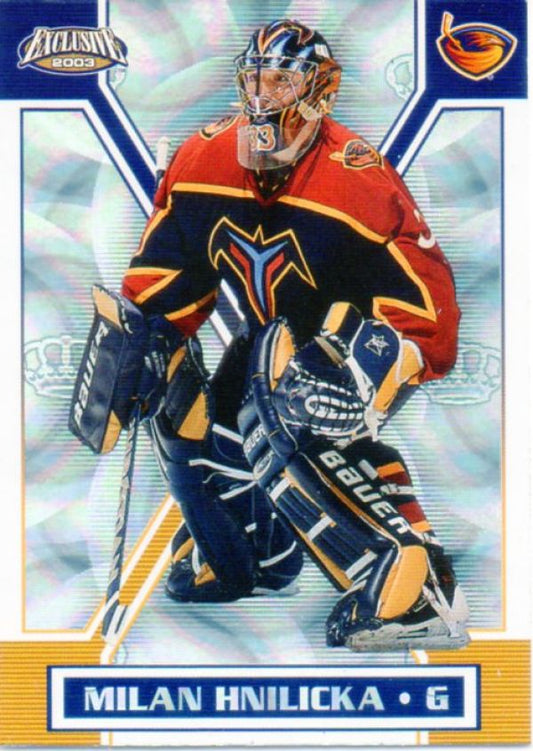 NHL 2002-03 Pacific Exclusive - No 6 - Milan Hlinicka