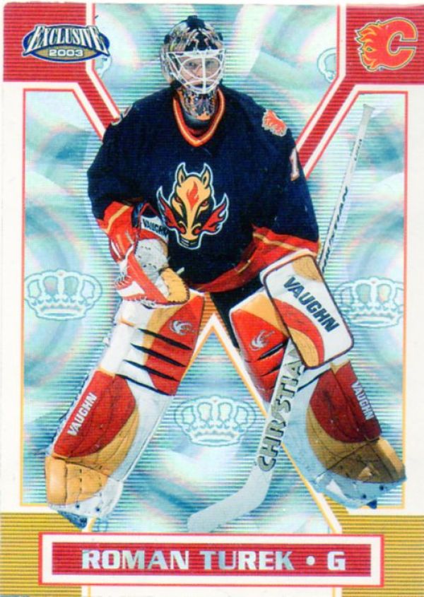 NHL 2002-03 Pacific Exclusive - No 24 - Roman Turek