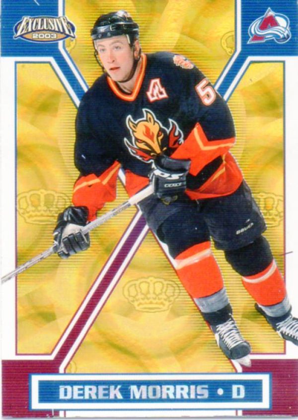 NHL 2002-03 Pacific Exclusive Gold - No 43 - Derek Morris