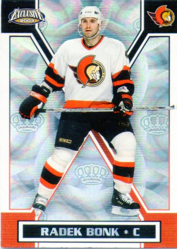 NHL 2002-03 Pacific Exclusive - No 120 - Radek Bonk