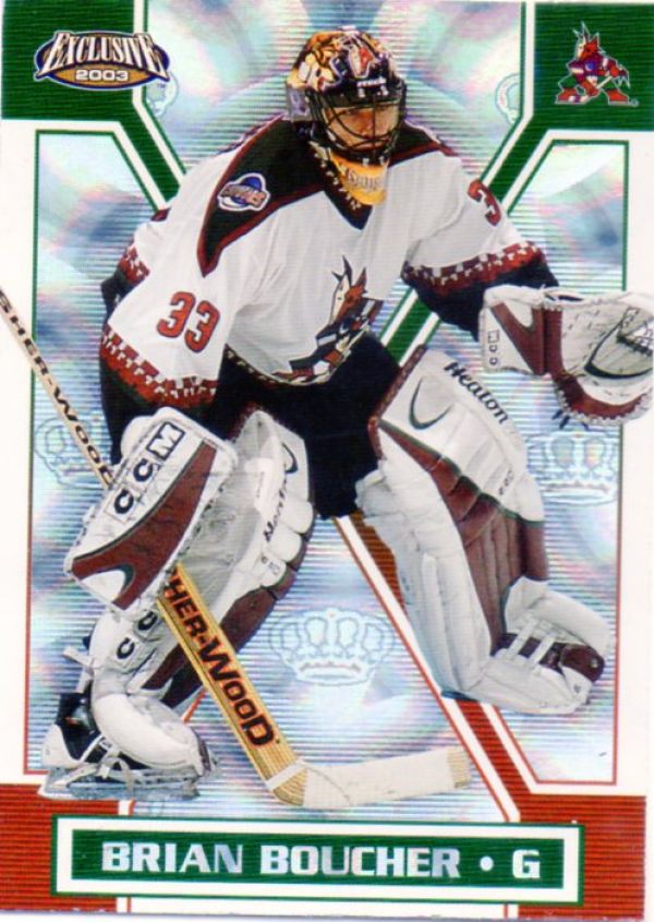 NHL 2002-03 Pacific Exclusive - No 131 - Brian Boucher