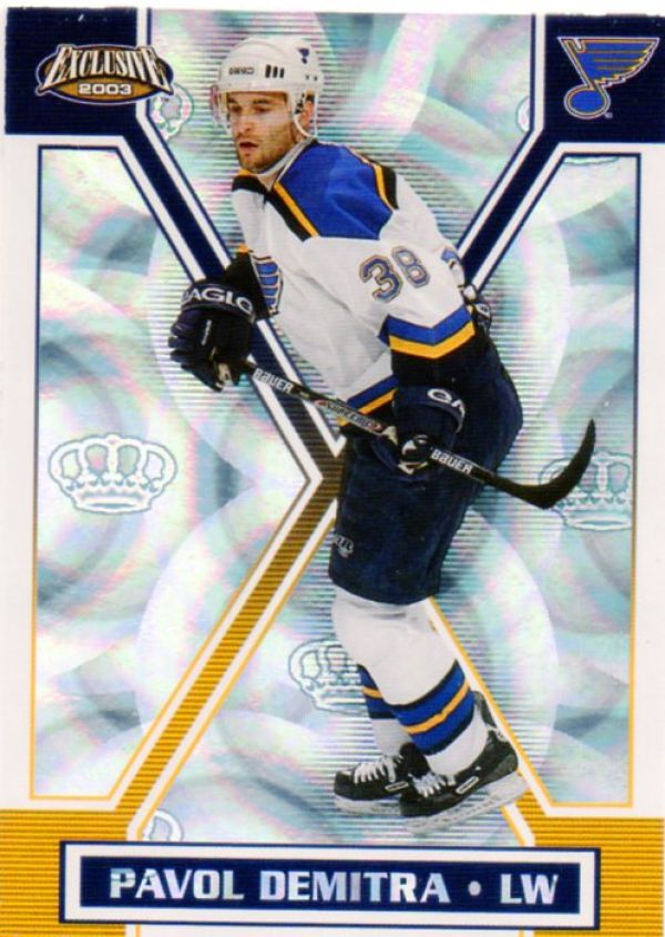 NHL 2002-03 Pacific Exclusive - No 141 - Pavol Demitra