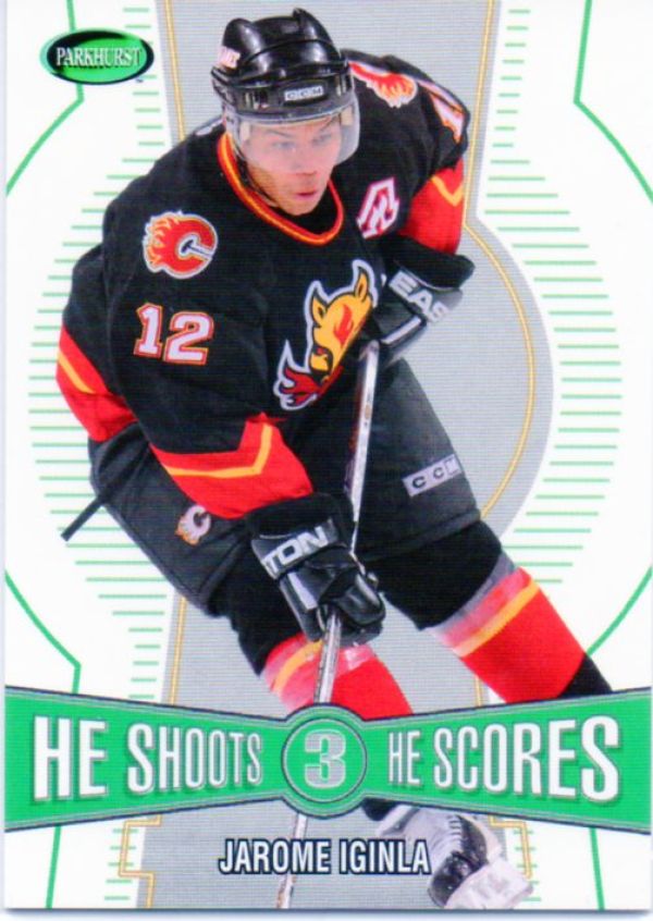 NHL 2002-03 Parkhurst He Shoots - He Scores Points - No 8 - Jarome Iginla