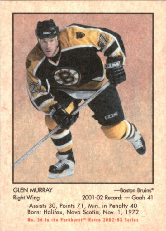 NHL 2002-03 Parkhurst Retro - No 36 - Glen Murray