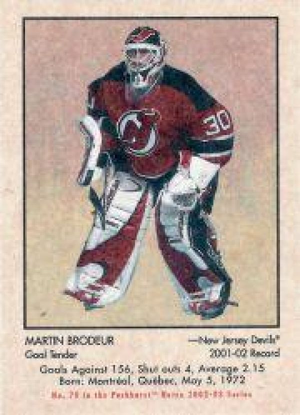 NHL 2002-03 Parkhurst Retro - No 70 - Martin Brodeur