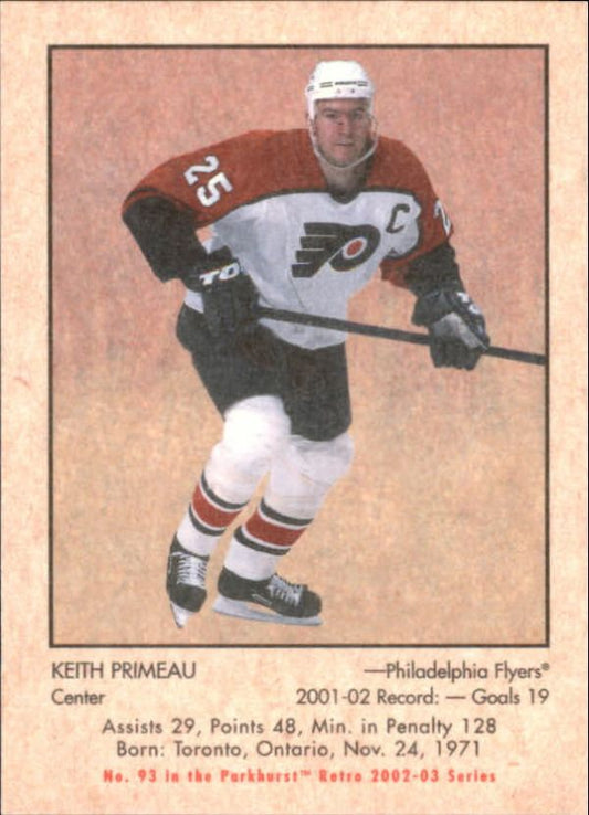 NHL 2002-03 Parkhurst Retro - No 93 - Keith Primeau