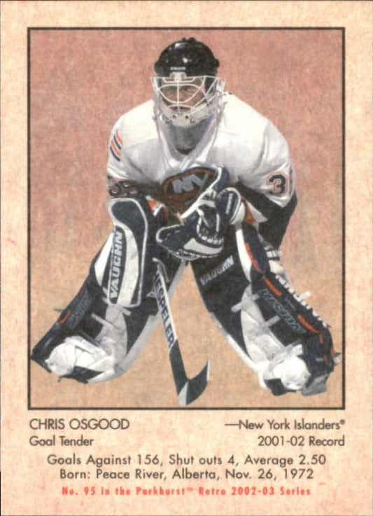 NHL 2002-03 Parkhurst Retro - No 95 - Chris Osgood