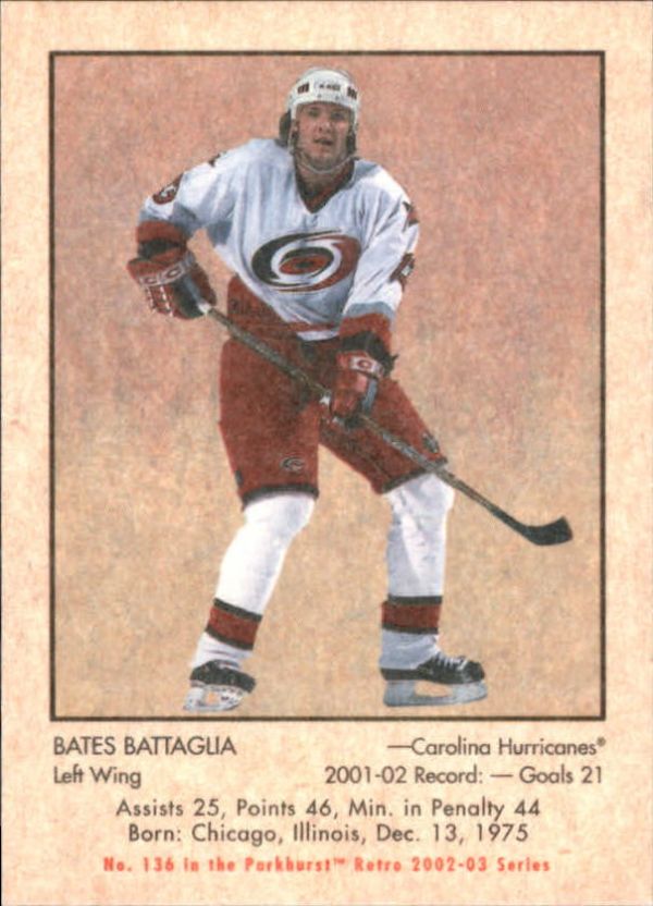 NHL 2002-03 Parkhurst Retro - No 136 - Bates Battaglia