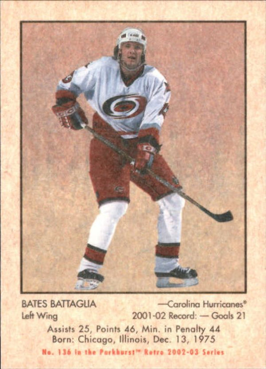 NHL 2002-03 Parkhurst Retro - No 136 - Bates Battaglia