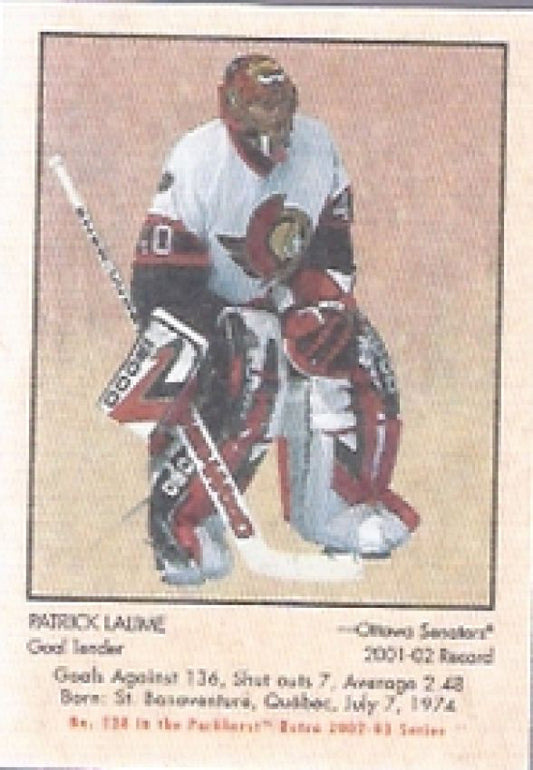 NHL 2002-03 Parkhurst Retro - No 138 - Patrick Lalime