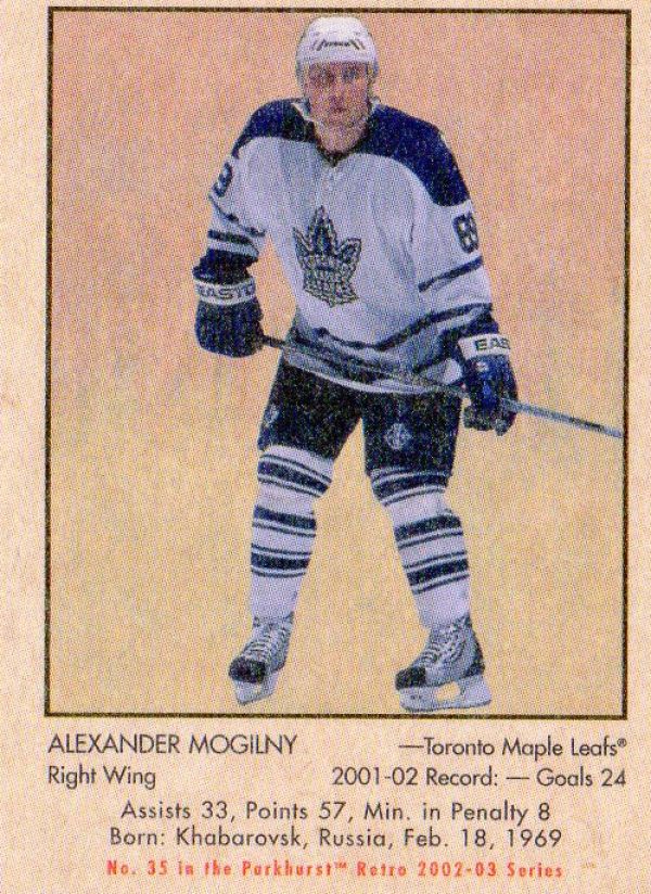 NHL 2002-03 Parkhurst Retro Minis - No 35 - Alexander Mogilny