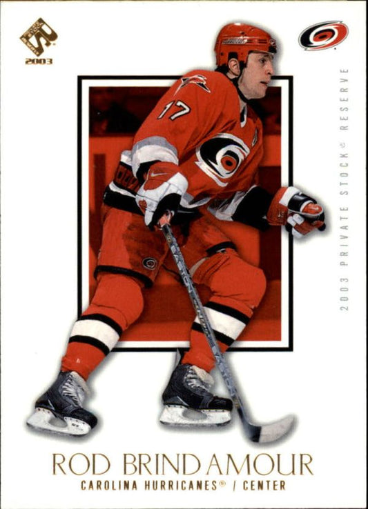 NHL 2002-03 Private Stock Reserve - No 15 - Rod Brind'Amour