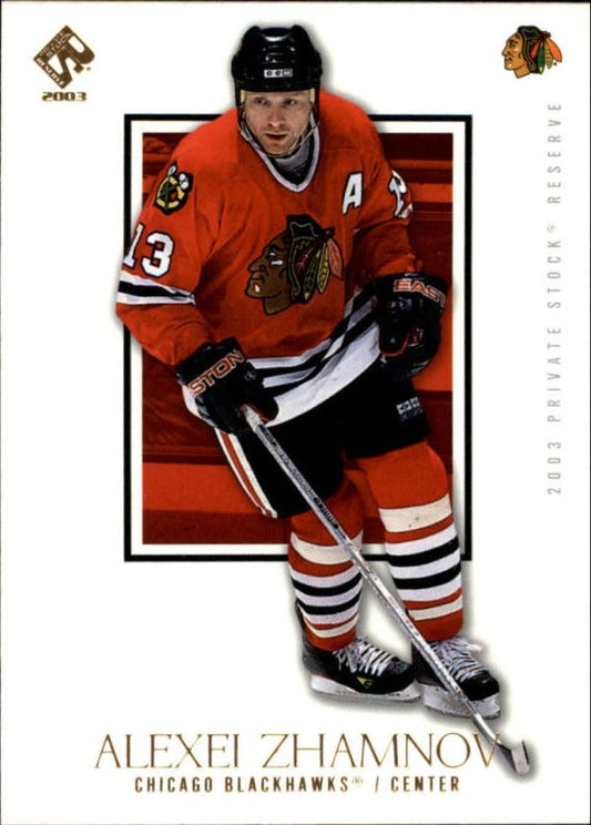 NHL 2002-03 Private Stock Reserve - No 22 - Alexei Zhamnov