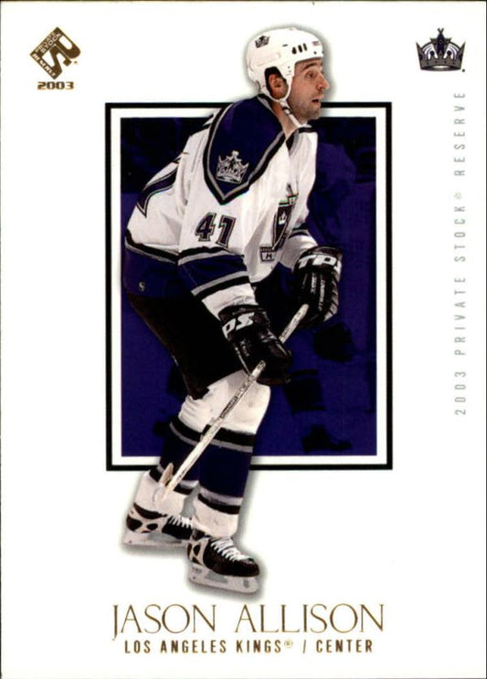 NHL 2002-03 Private Stock Reserve - No 44 - Jason Allison