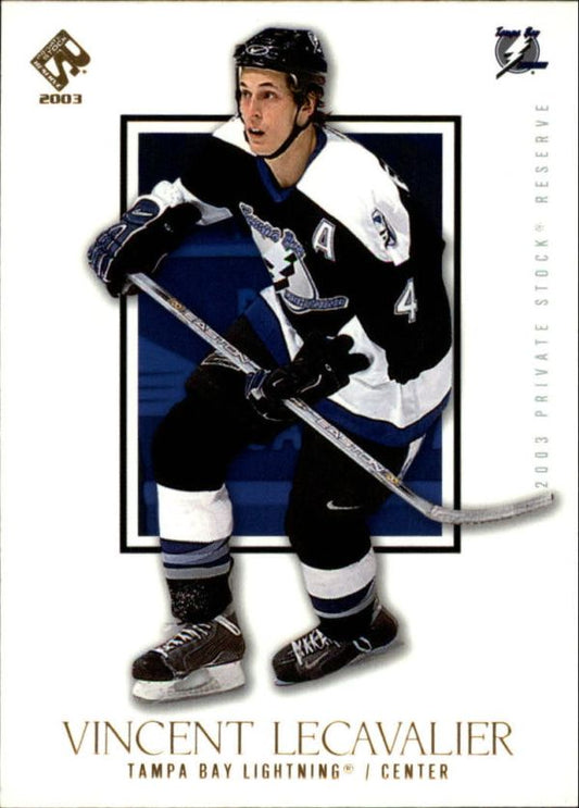 NHL 2002-03 Private Stock Reserve - No 91 - Vincent Lecavalier