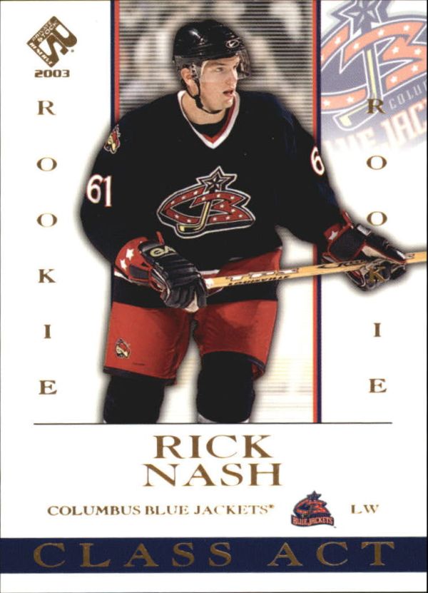 NHL 2002-03 Private Stock Reserve Class Act - No 6 - Rick Nash