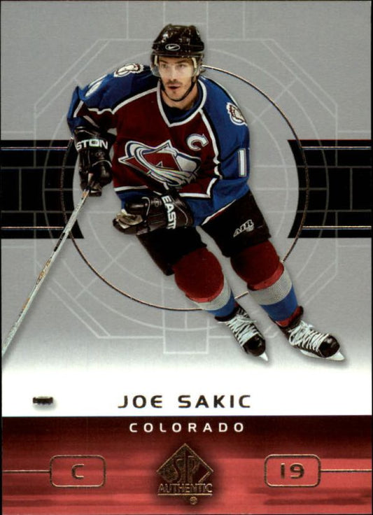 NHL 2002-03 SP Authentic - No 21 - Joe Sakic