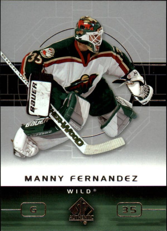 NHL 2002-03 SP Authentic - No 45 - Manny Fernandez