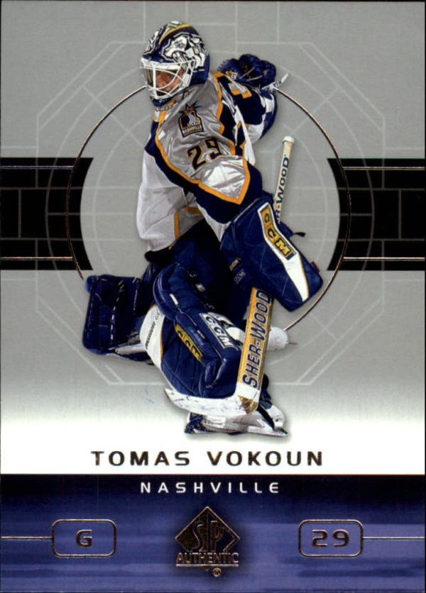 NHL 2002-03 SP Authentic - No 50 - Tomas Vokoun