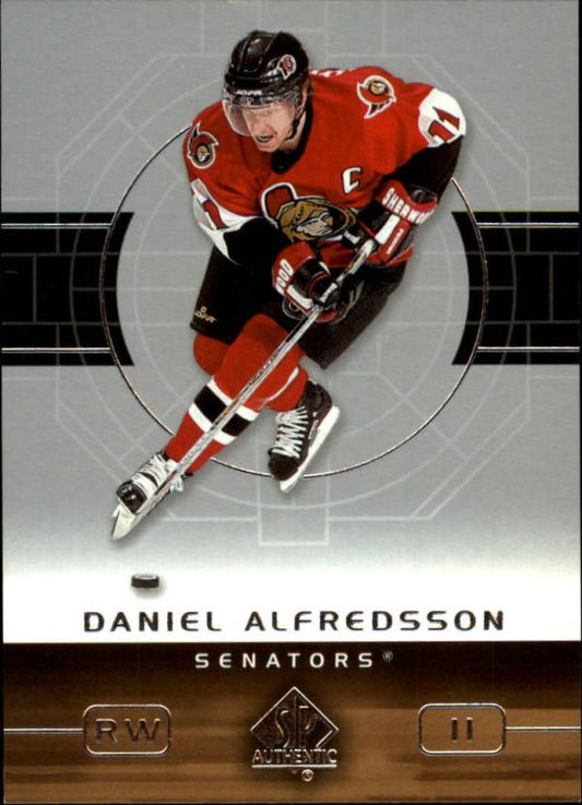 NHL 2002-03 SP Authentic - No 62 - Daniel Alfredsson