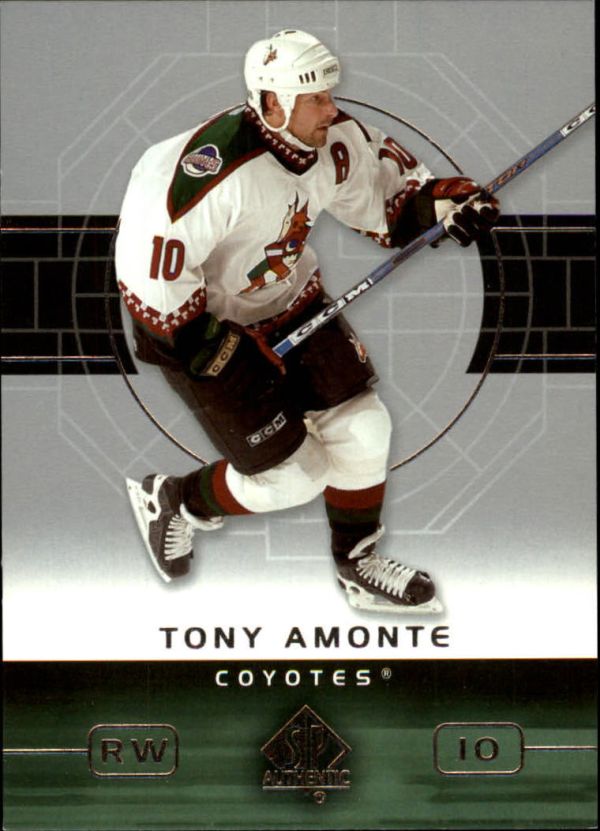 NHL 2002-03 SP Authentic - No 70 - Tony Amonte