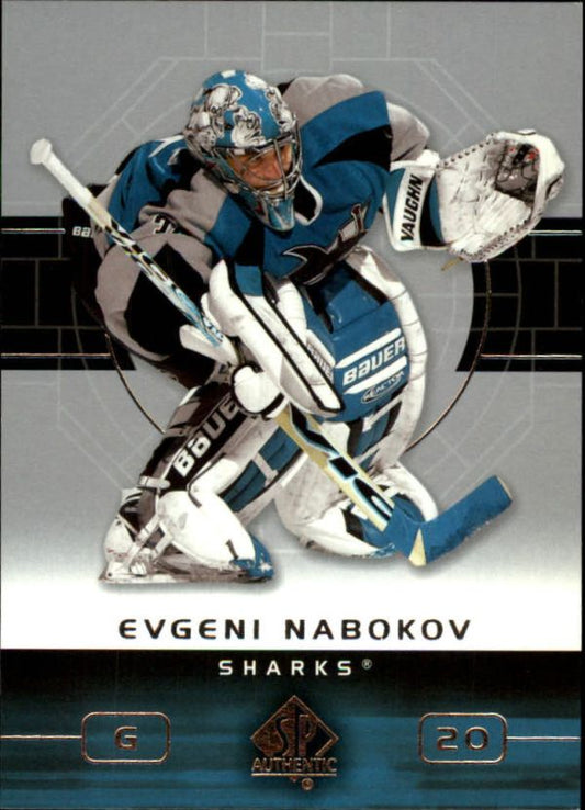 NHL 2002-03 SP Authentic - No 74 - Evgeni Nabokov