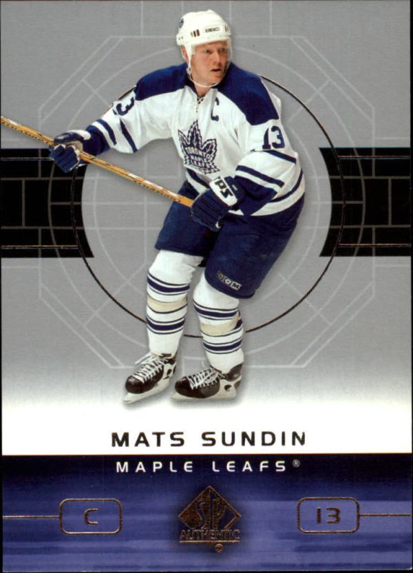 NHL 2002-03 SP Authentic - No 84 - Mats Sundin