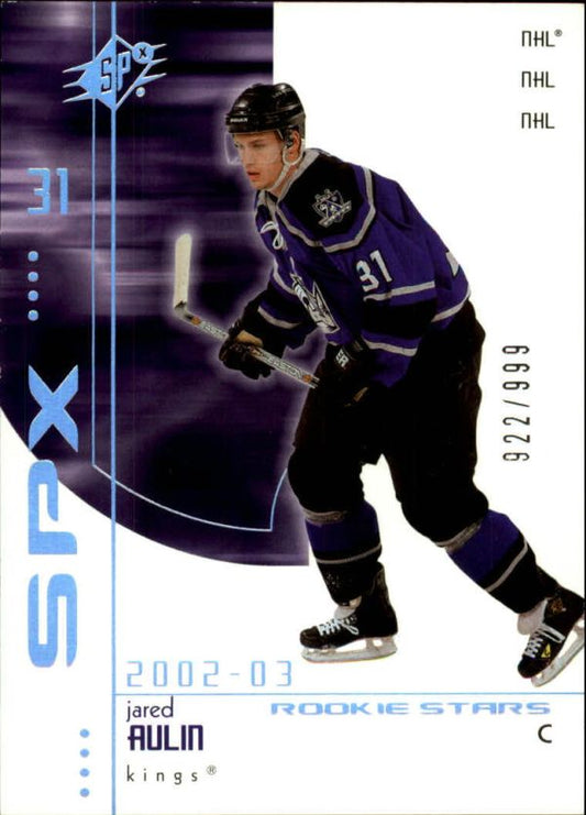 NHL 2002-03 SPx - No 179 - Jared Aulin