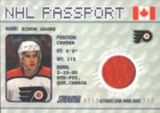 NHL 2002-03 Stadium Club Passport - No NHLP-6 - Simon Gagne