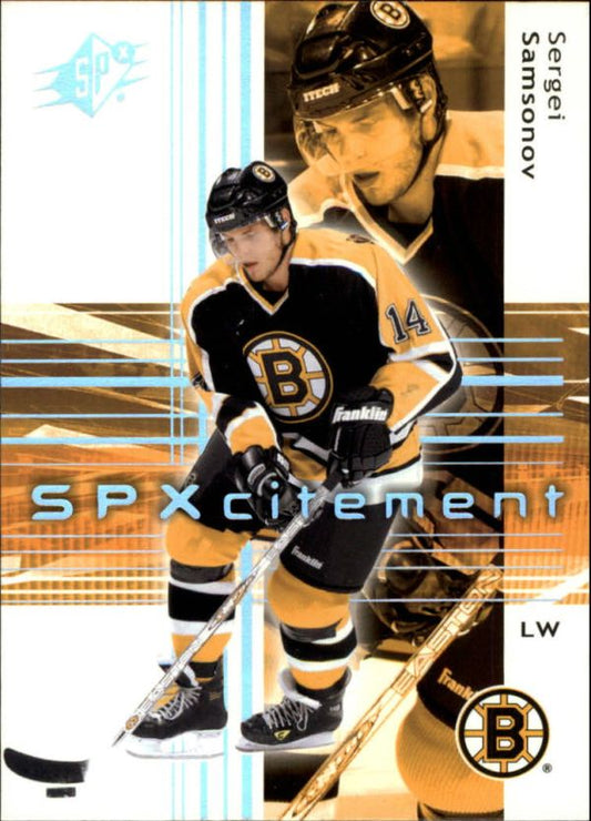 NHL 2002-03 SPx - No 78 - Sergei Samsonov