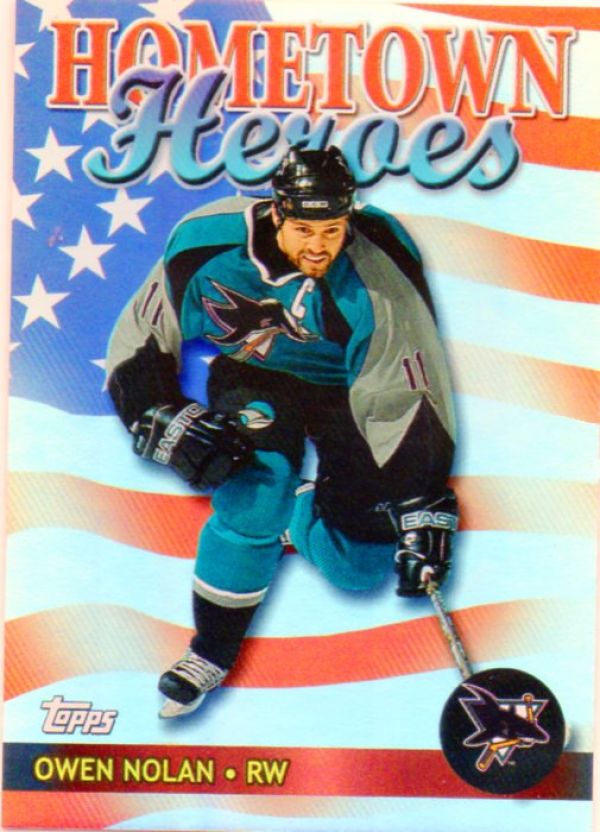 NHL 2002-03 Topps/OPC Hometown Heroes - No HHU13 - Owen Nolan