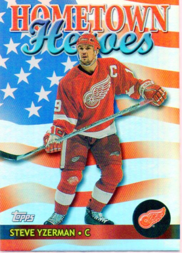 NHL 2002-03 Topps/OPC Hometown Heroes - No HHU4 - Steve Yzerman