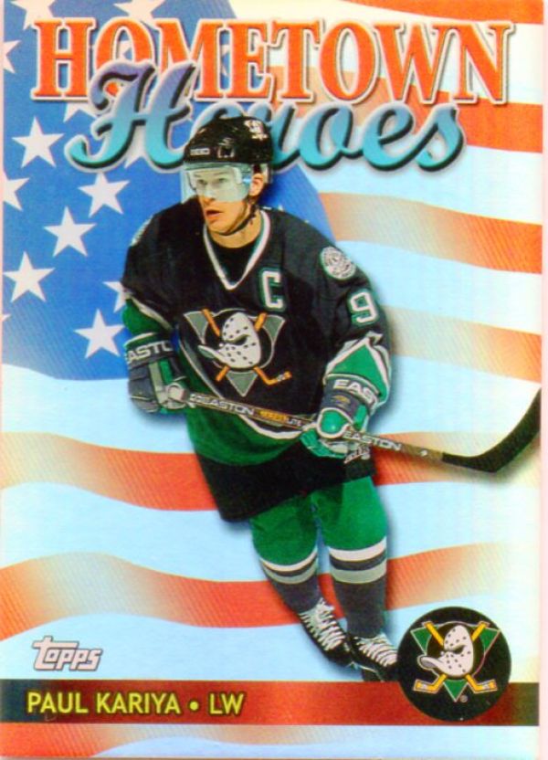 NHL 2002-03 Topps/OPC Hometown Heroes - No HHU5 - Paul Kariya