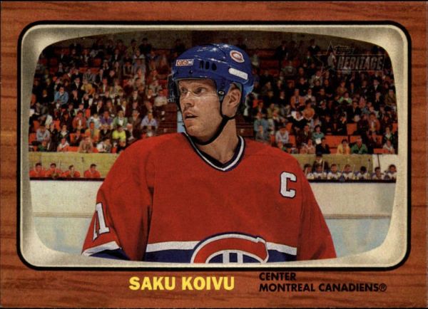 NHL 2002-03 Topps Heritage - No 36 - Saku Koivu