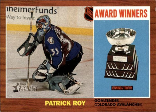 NHL 2002-03 Topps Heritage - No 102 - Patrick Roy