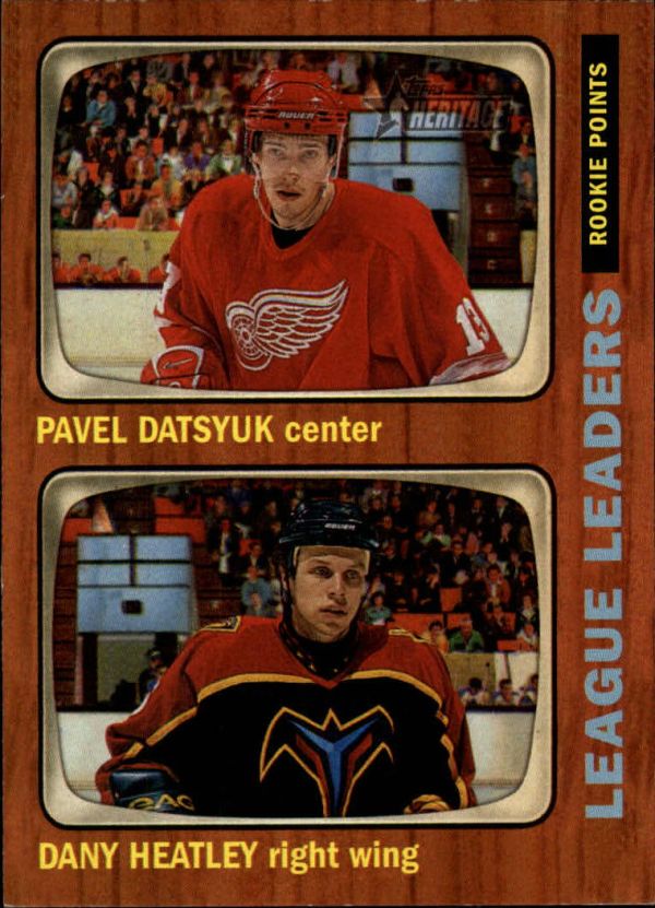 NHL 2002-03 Topps Heritage - No 111 - Pavel Datsyuk / Dany Heatley