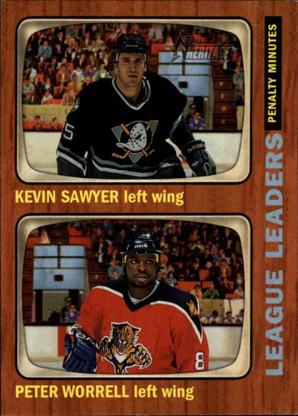 NHL 2002-03 Topps Heritage - No 114 - Kevin Sawyer / Peter Worrell