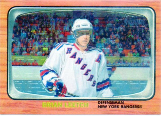 NHL 2002-03 Topps Heritage Chrome Parallel - No 89 - Brian Leetch