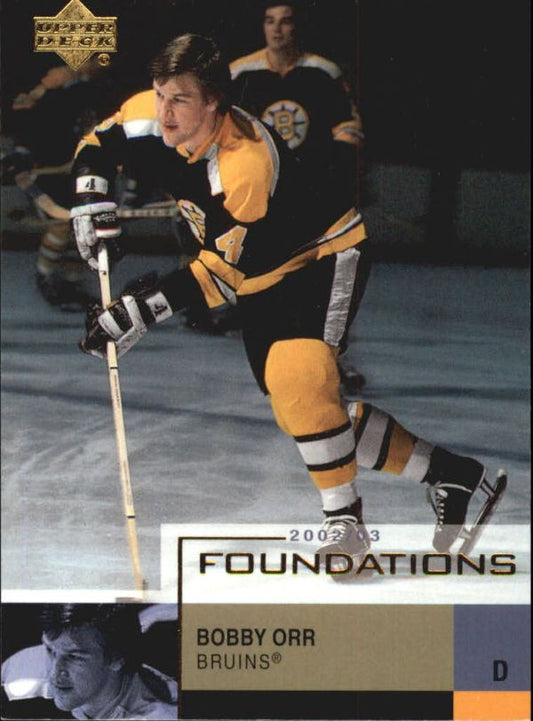 NHL 2002-03 UD Foundations - No 4 - Bobby Orr