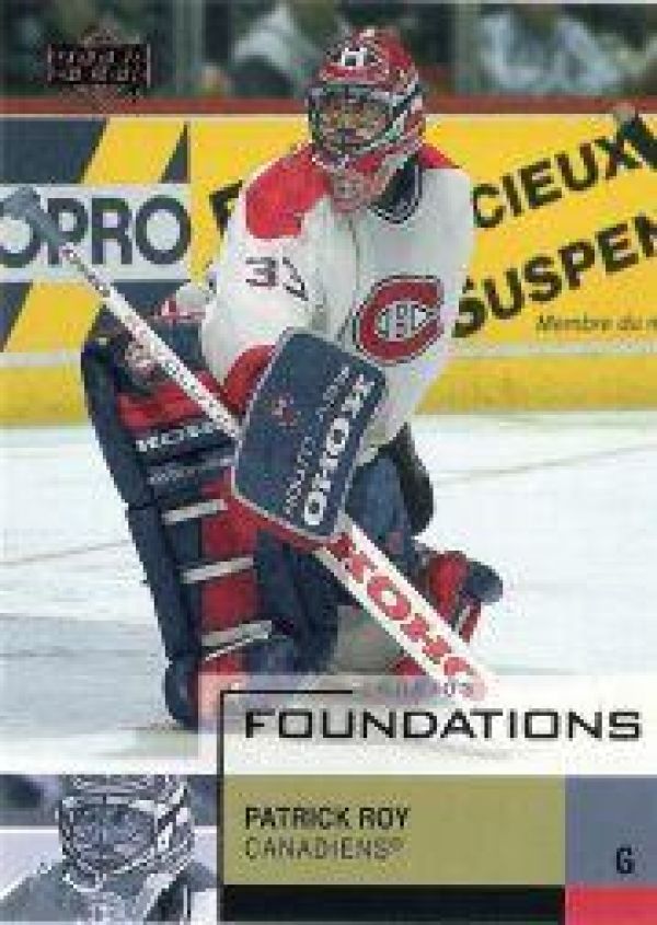 NHL 2002-03 UD Foundations - No 54 - Patrick Roy