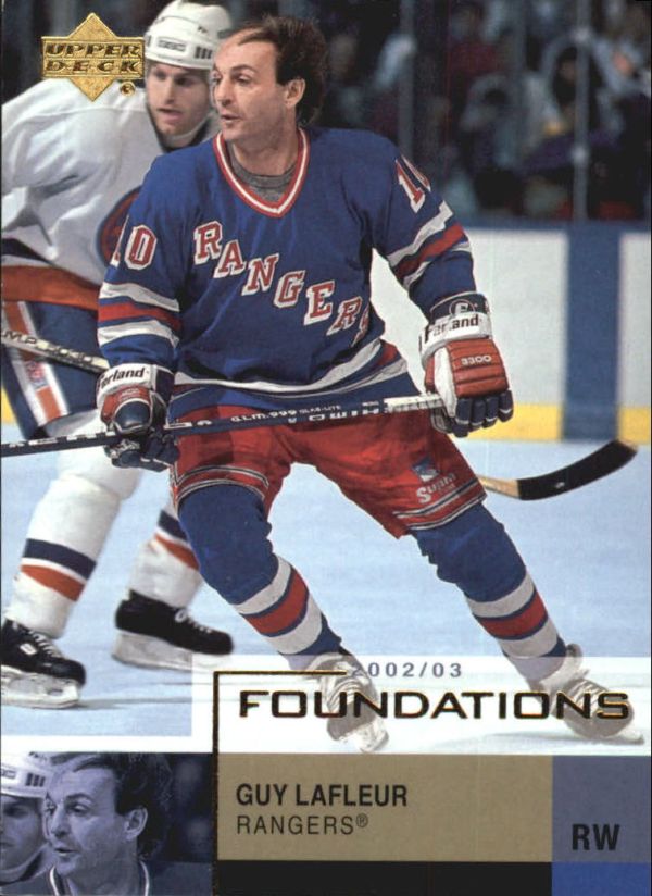 NHL 2002-03 UD Foundations - No 64 - Guy Lafleur