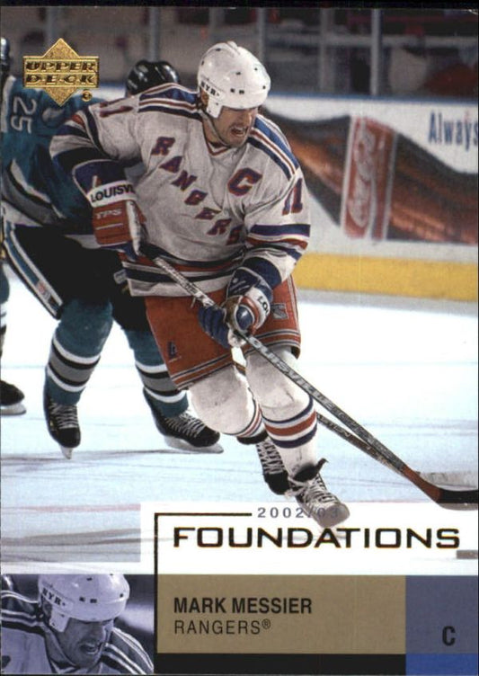 NHL 2002-03 UD Foundations - No 65 - Mark Messier