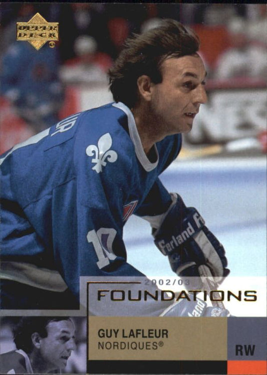 NHL 2002-03 UD Foundations - No 78 - Guy Lafleur