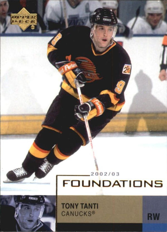 NHL 2002-03 UD Foundations - No 96 - Tony Tanti