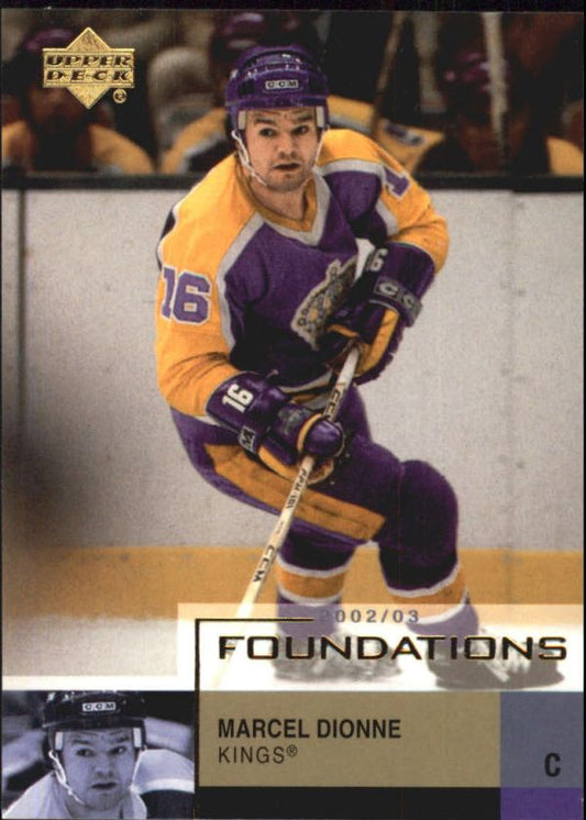 NHL 2002-03 UD Foundations - No 42 - Marcel Dionne