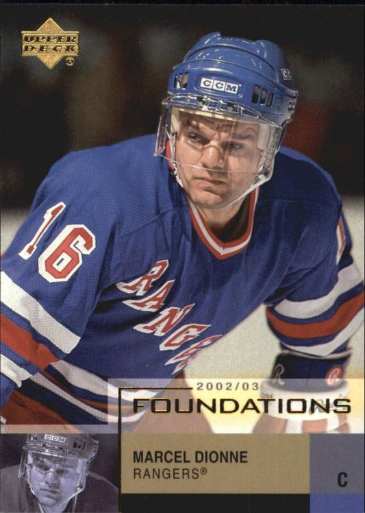 NHL 2002-03 UD Foundations - No 66 - Marcel Dionne