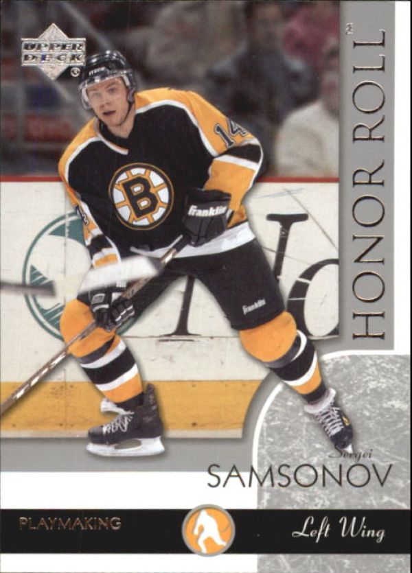 NHL 2002-03 Upper Deck Honor Roll - No 6 - Sergei Samsonov