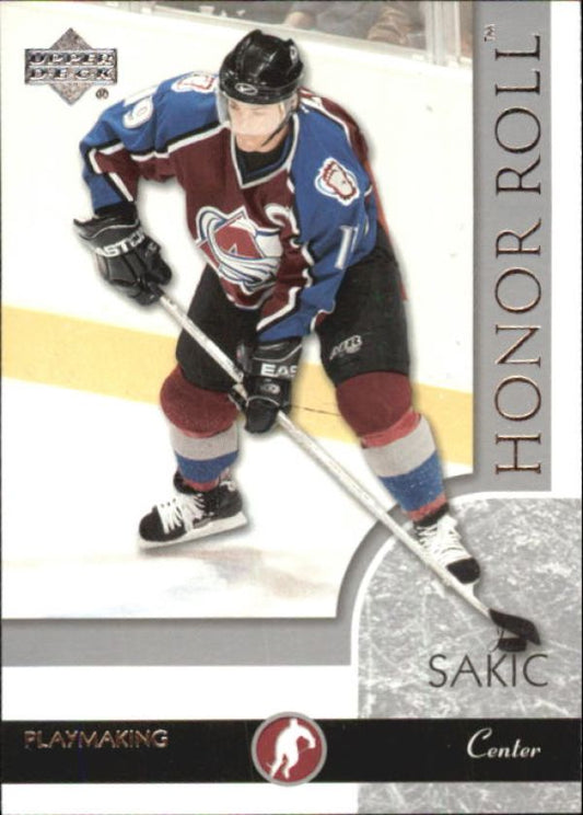 NHL 2002-03 Upper Deck Honor Roll - No 16 - Joe Sakic