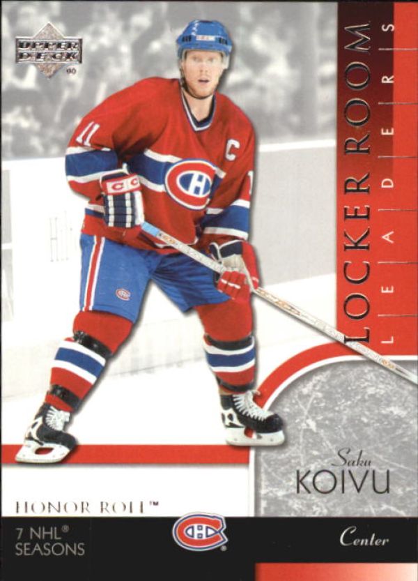 NHL 2002-03 Upper Deck Honor Roll - No 86 - Saku Koivu