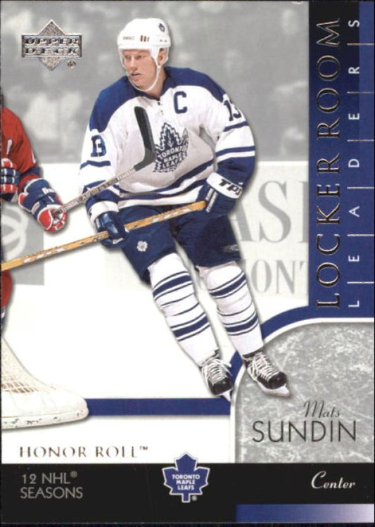 NHL 2002-03 Upper Deck Honor Roll - No. 98 - Mats Sundin